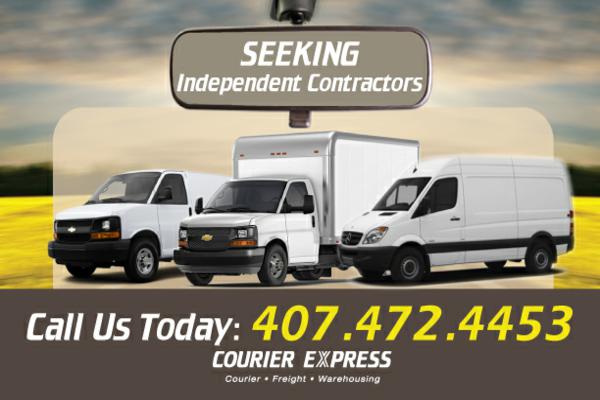 independent contractor jobs for cargo van